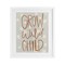 Stupell Industries Grow Wild Child Flowers Framed Print Under Glass, design by Katie Griggs